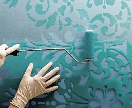 Wallpaper боя чрез шаблон