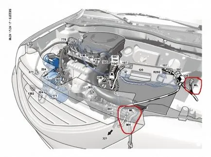 În cazul în care este fixat la sol suplimentar în clubul auto 2108