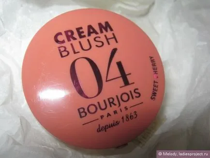 Crema fard de obraz crema de fard de obraz (număr nuanță 04 cireș) de la Bourjois - comentarii, fotografii și preț