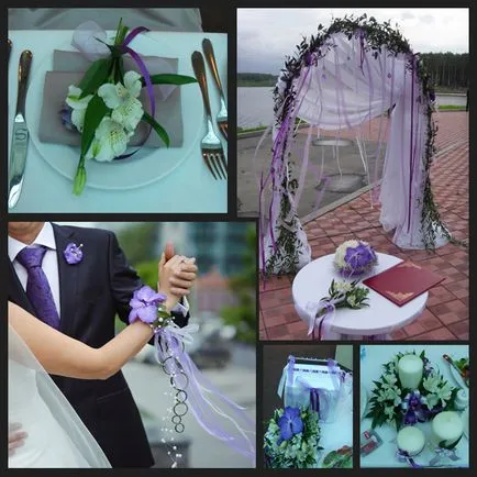 de design și decor fotografii Lavandă nunta