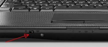 Lenovo g560e hogyan kell bekapcsolni a Wi-Fi mellett döntött