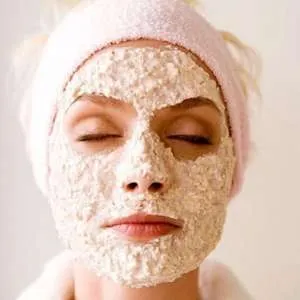 Masca faciala de curățare fulgi de ovăz, fermitate, de întinerire, hrănitoare, acnee