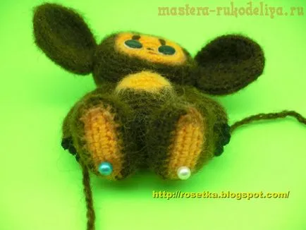 master-class pe croșetat Cheburashka