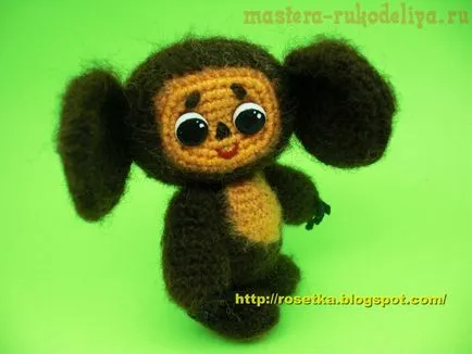 master-class pe croșetat Cheburashka