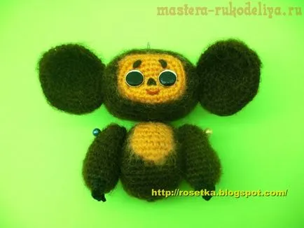 master-class pe croșetat Cheburashka