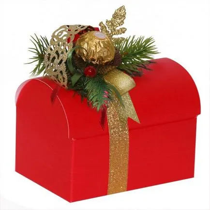 Майсторски клас в гърдите - оригиналната опаковка за кутия за подарък