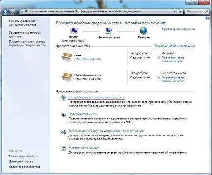 Създаване на връзка към Интернет от peoplenet на компютър с Windows 7 операционна система
