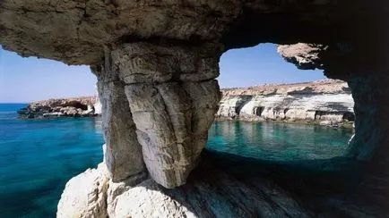 Cape Greco (Cavo Greco, Greco capo) a Ciprus szigetén fotók, hogyan juthat