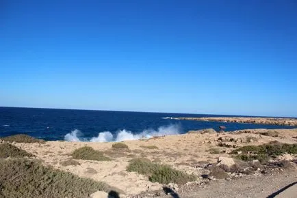 Cape Greco - egy népszerű turisztikai attrakciója Ciprus