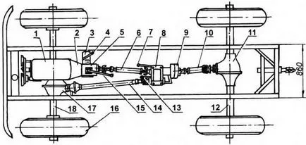 Moskvici „-vezdehod, Model de constructii