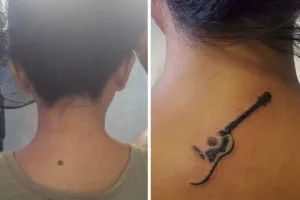 Pot obține un tatuaj pe un semn din naștere sau aluniță - 28 fotografii, Yurets inima de stejar