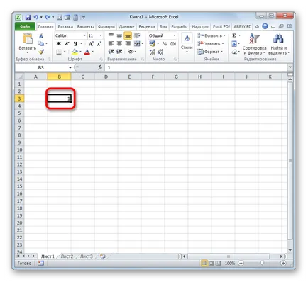 A számozás az sejtek Excel