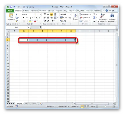 Numerotarea celulelor în Excel