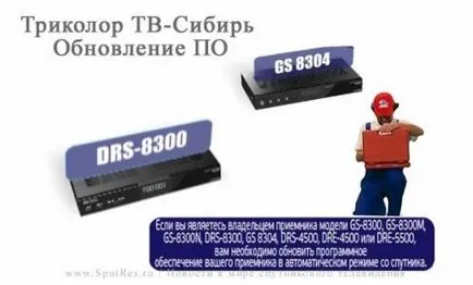 Актуализация приемници Модел GS 8304