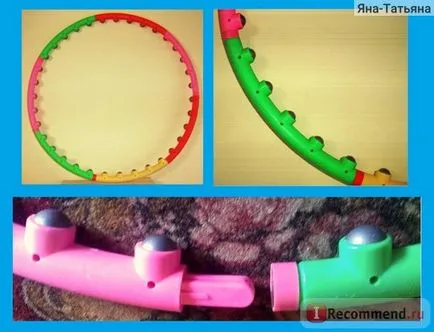 Înfășurați Hulla plastic hoop Hula Hoop - „cerc pentru pierderea în greutate sau Hula Hoop - cum se face corect