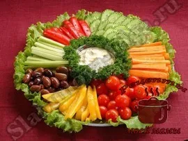 Осъществяване на хранене - нарязване на зеленчуци