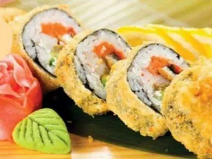 Sushi uborka és avokádó