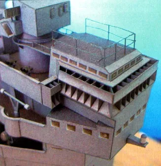 EDO - papír modellek - utánzás üveg a hajó modell