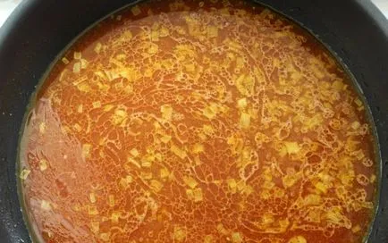 Paella garnélarák - lépésről lépésre recept fotók