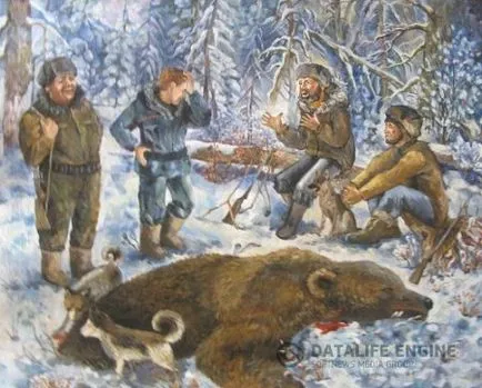 Medve vadászat az den, barlangjába, és megtalálni a vadászati ​​jog