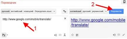 Google Translator cu voice acting de text on-line - translate