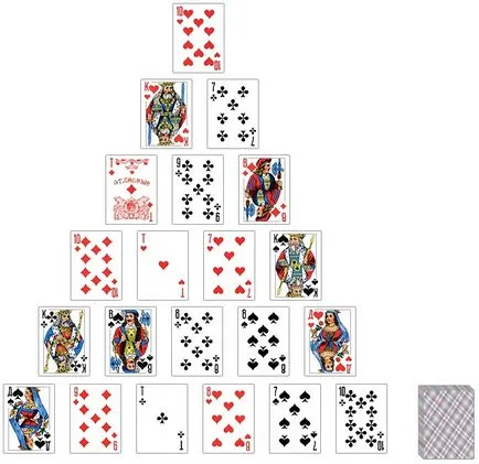 Piramis (piramis) - 2 módon tarot kártyák