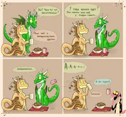O selecție de 10 dragon drăguț comic