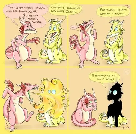 O selecție de 10 dragon drăguț comic