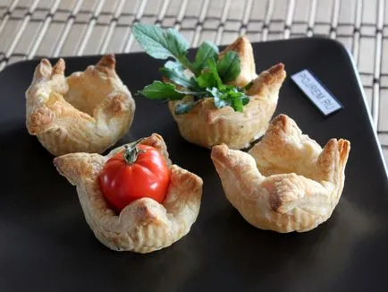 Tartlets бутер тесто - стъпка по стъпка рецепта за това как да се готви със снимки