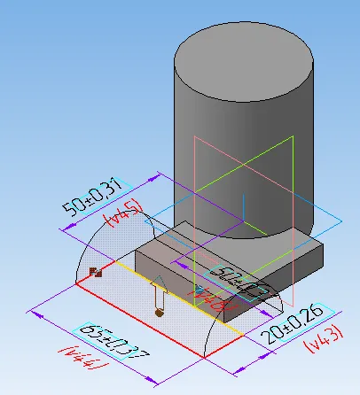 Épület egy „nehéz” részek iránytű 3d