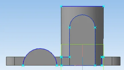 Épület egy „nehéz” részek iránytű 3d