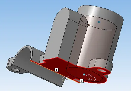 Épület egy „nehéz” részek iránytű 3d