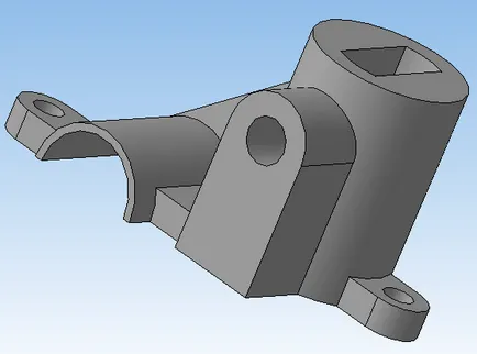 Épület egy „nehéz” részek iránytű 3d