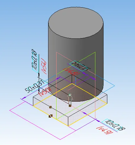 Épület egy „nehéz” részek iránytű 3d