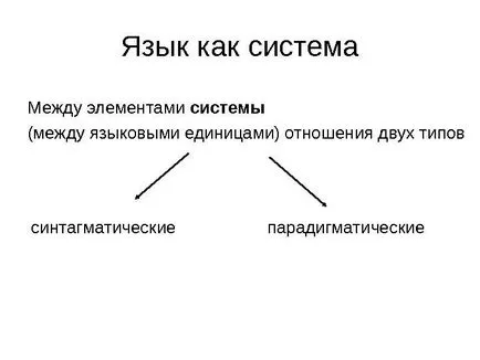 Представяне на езика като лукс знак система