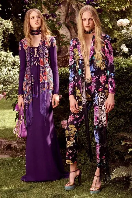 Salutări din anii '70! De lux rochii șic toate Roberto Cavalli Resort lookbook în 2017 - Târg