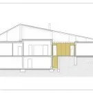 Proiectul este o casa cu un singur etaj, cu un acoperiș fronton în Ungaria, un blog - arhitectura deosebită