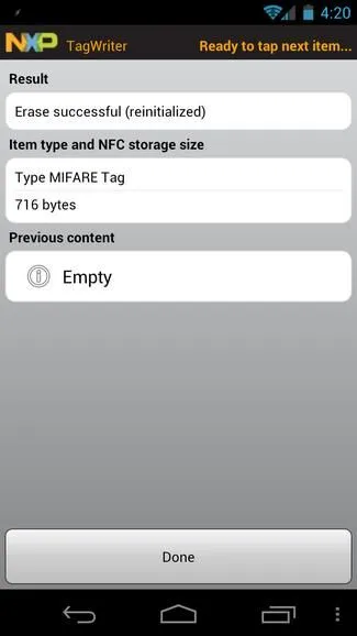 Programarea etichete NFC la telefon cu Android (instruire), Ucraina NFC