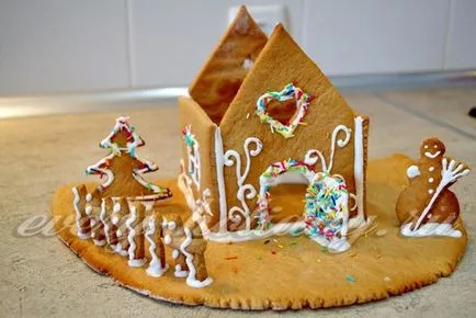 Gingerbread къща рецепта, майсторски клас