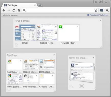 Kiterjesztéseket a Chrome böngésző lapok kezeléséhez