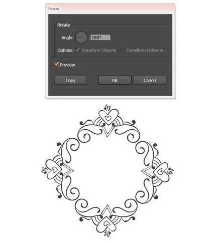 Frame, mână-trase în Adobe Illustrator