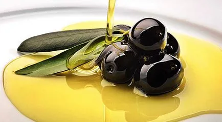 Növényi olajok a szakaszon - oliva, mandula, kókusz