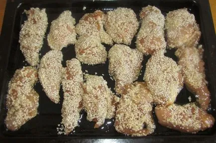 Recept csirke szezámmagos lépésről lépésre képekkel