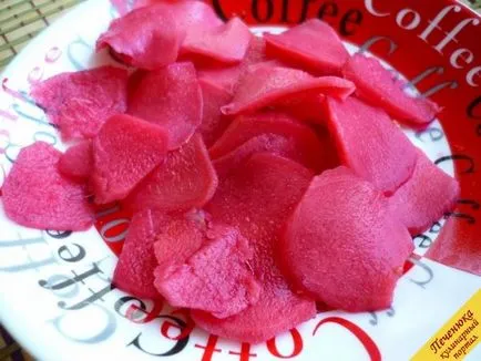 Pink pácolt gyömbér (lépésről lépésre recept fotókkal)