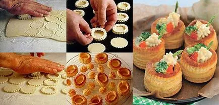 Tartlets foetaj cu mâinile sale cum se coace casa lor