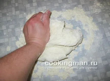 A tésztát gombóc - főzés a férfiak