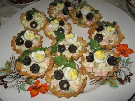 Тесто tartlets, tartlets еклери