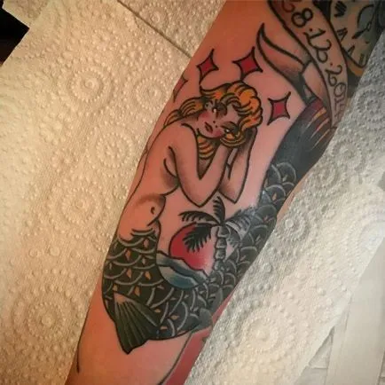 Tatuaj valoare sirena tatuaj 35 de fotografii, schițe