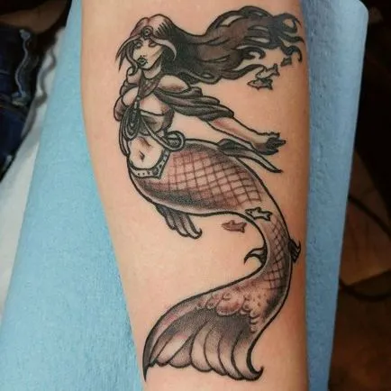 Tatuaj valoare sirena tatuaj 35 de fotografii, schițe