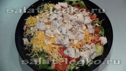 Salata „Caesar“ cu pui și muștar